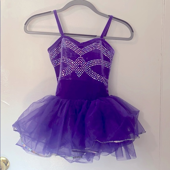 Other - Purple Velvet Dance Costume